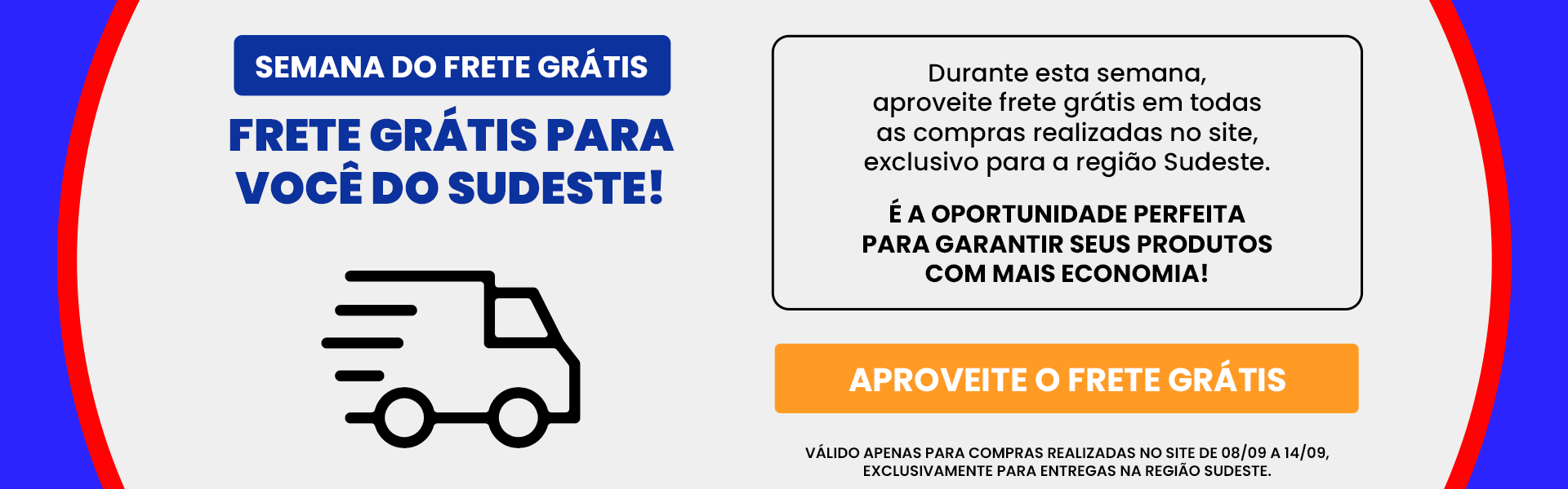 Frete Gratis Sudeste 