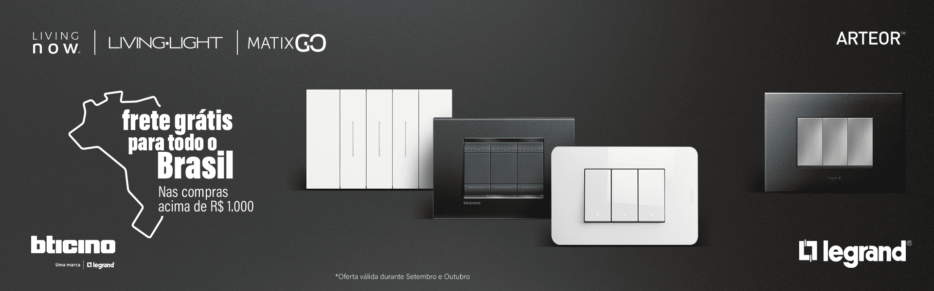 Frete Gratis Legrand