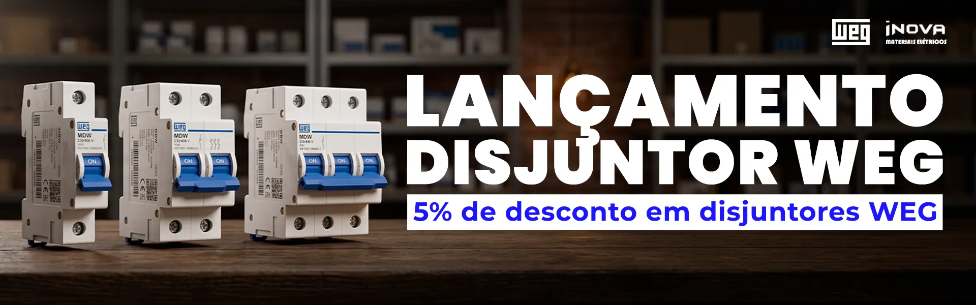 Lançamento disjuntor WEG 
