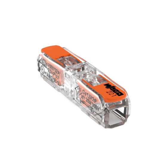 Conector Wago 0,8 a 4mm Emenda (c/5 Pçs) -2212411