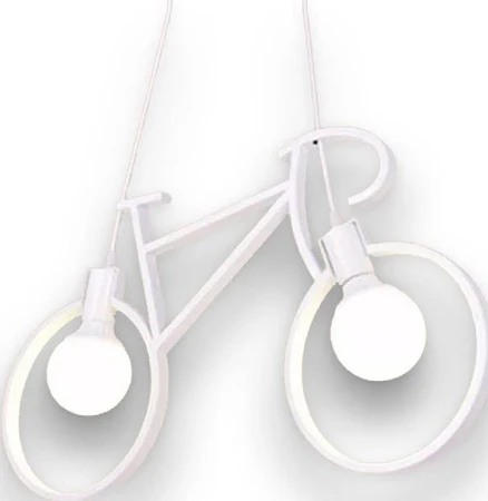 Luminária Pendente Bicicleta Branco