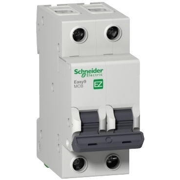Disjuntor Din Schneider Bipolar Easy9 4A classe C - EZ9F33204