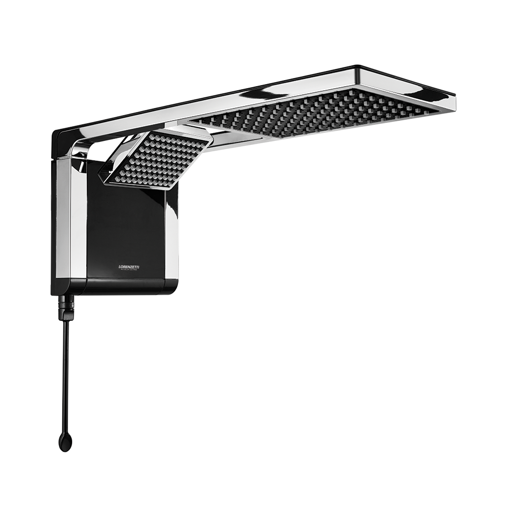 Chuveiro Lorenzetti Acqua Duo Ultra 7800W 220V Preto Cromado - 7510104