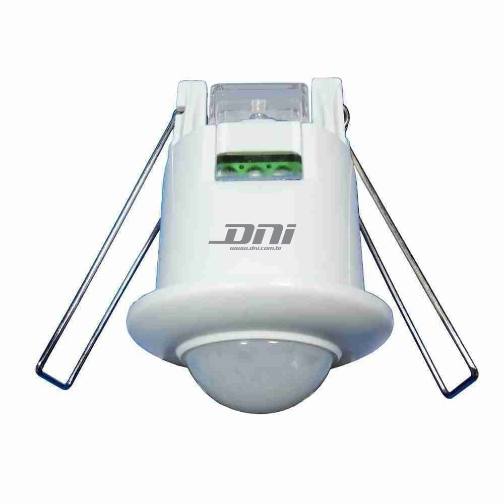 Sensor Presenca DNI Embutir Teto 360° -DNI6025
