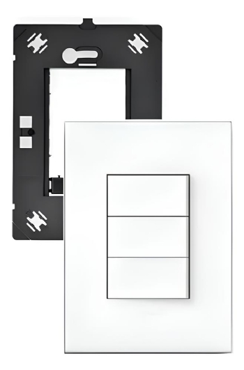 Conjunto 4x2 3 Interruptores Simples Arteor Branco