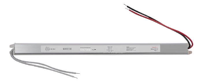 Fonte Nordecor Slim P/ Fita Led 60W 2.5A 24V -NOR60W24V