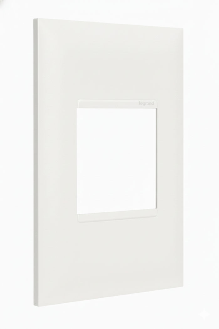 Placa 4x2 Pial Plus+ 2 Módulos Juntos Branco - 618502BC