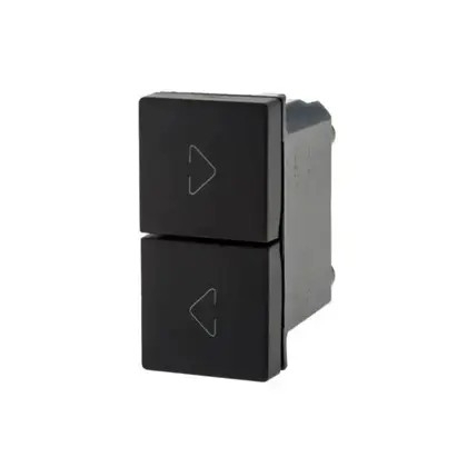 Módulo Pulsador com Reversão Pial Plus+  Preto - 612017PT