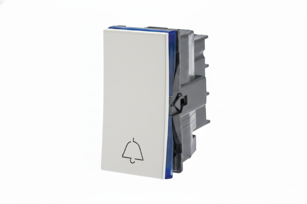 Módulo Pulsador Campainha Pial Plus+ Borne Auto Branco - 611012BC