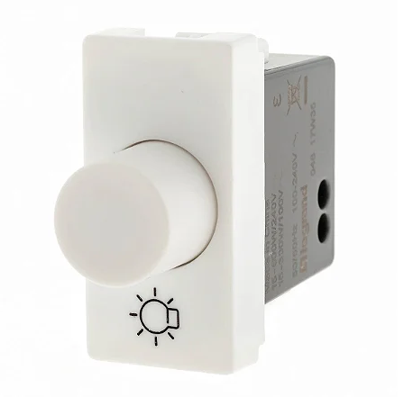 Dimmer Rotativo para Lampada Halógena Pial Plus+ Branco- 611017BC