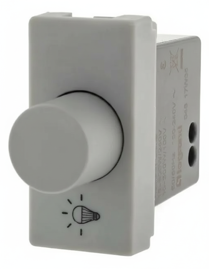Dimmer Rotativo Led Pial Plus+ Cinza - 611037CZ
