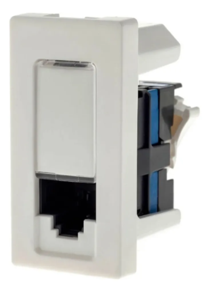 Módulo Tomada Internet Pial Plus+ RJ45 Cat6 Branco - 615047BC