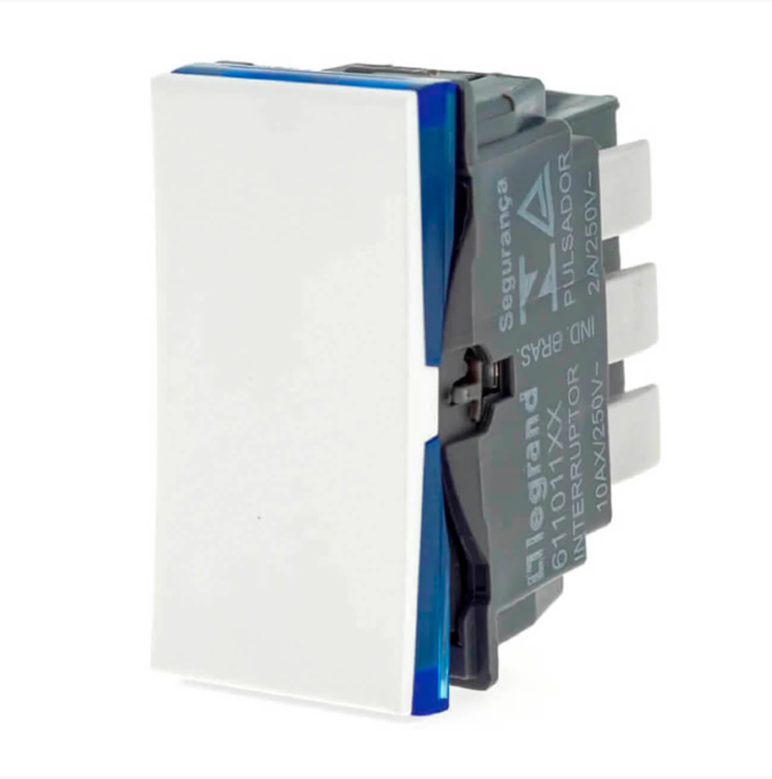 Módulo Interruptor Paralelo Borne Auto Pial Plus+ Branco - 611011BC
