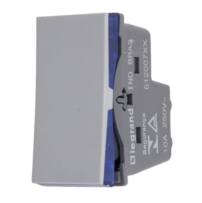 Módulo Interruptor Intermediário Pial Plus+ Cinza - 612007CZ