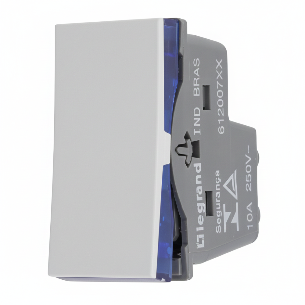 Módulo Interruptor Intermediário Pial Plus+ Branco - 612007BC