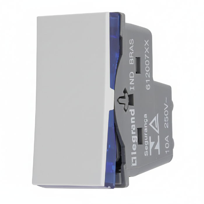 Módulo Interruptor Intermediário Pial Plus+ Branco - 612007BC