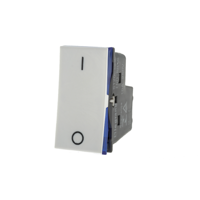 Módulo Interruptor Bipolar Simples Pial Plus+ Branco -612005BC