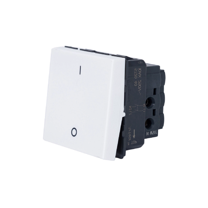 Módulo Interruptor Bipolar Simples Arteor 10A Quadrado 2 Módulos Branco - 572040B