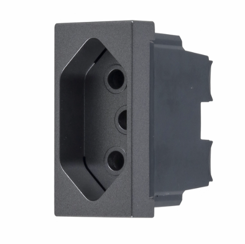 Módulo Tomada Arteor 2Polos+Terra 20A Magnesium Quadrada - 592632
