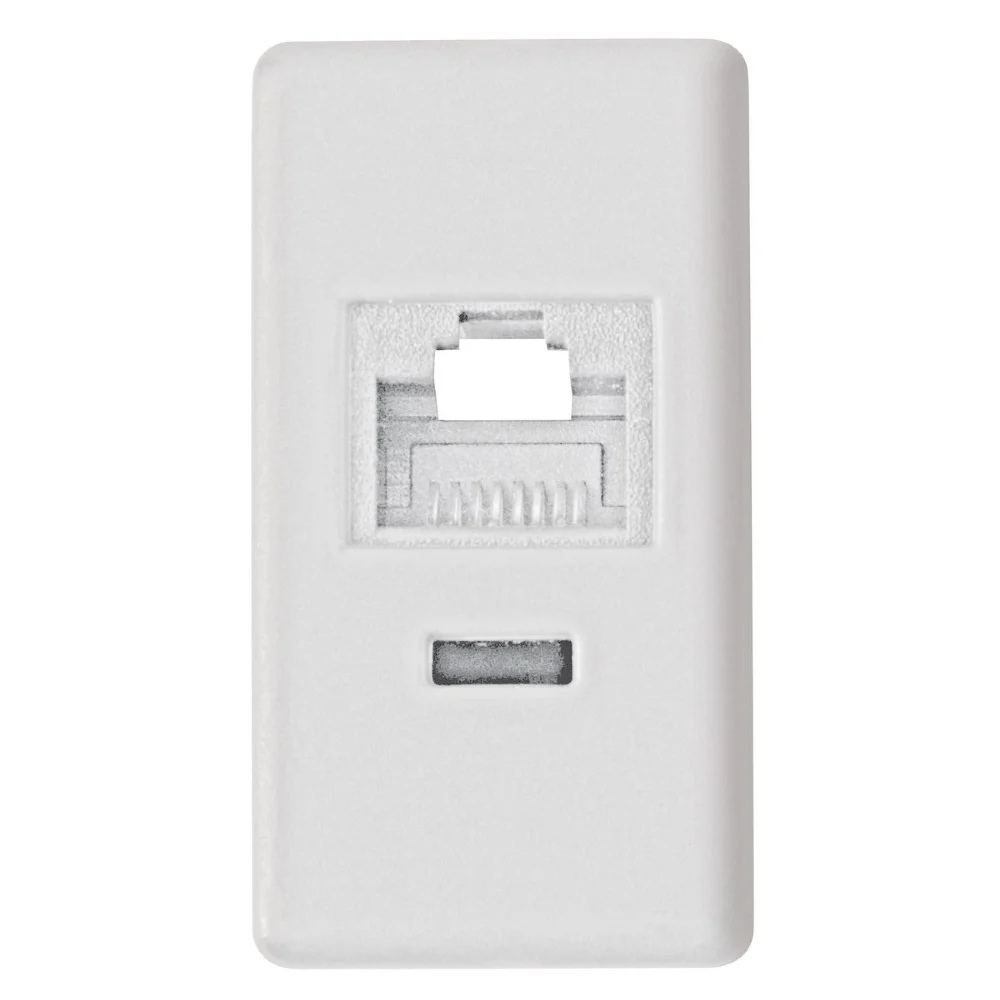 Módulo Tomada Telefone Liz RJ11 2 Fios Branco -57115/051
