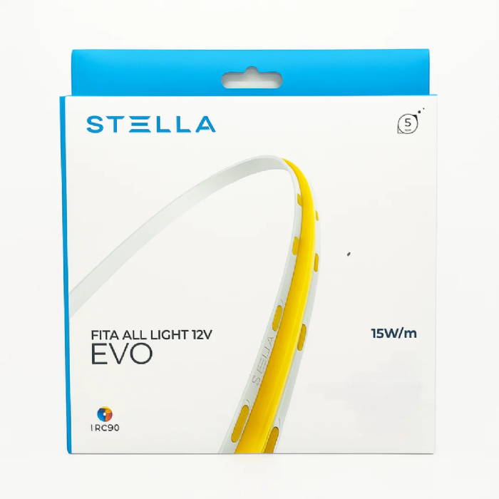 Fita Led Stella All Light EVO 5 metros 12V 15W IP20 3000K - STL24824/30
