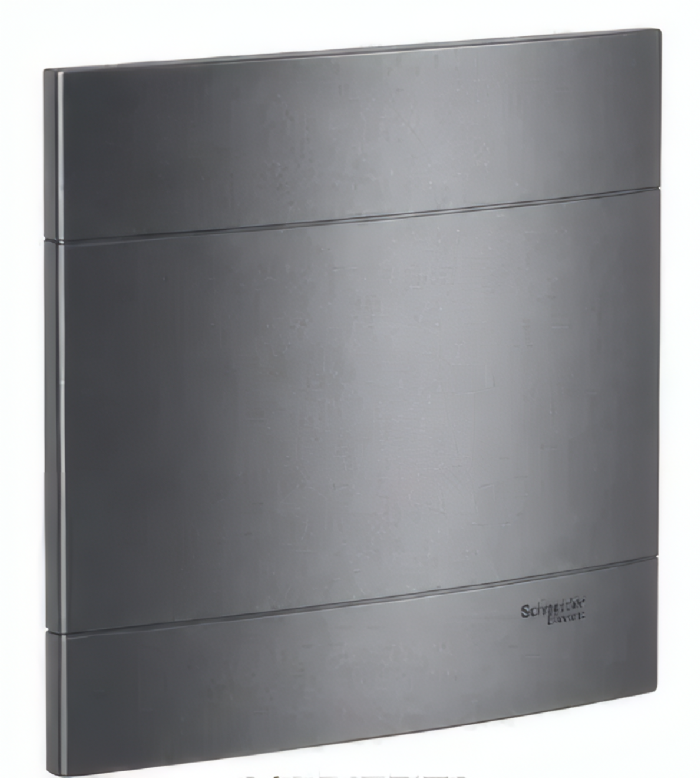 Placa 4x4 Cega Decor Prata Fume - PRM044405
