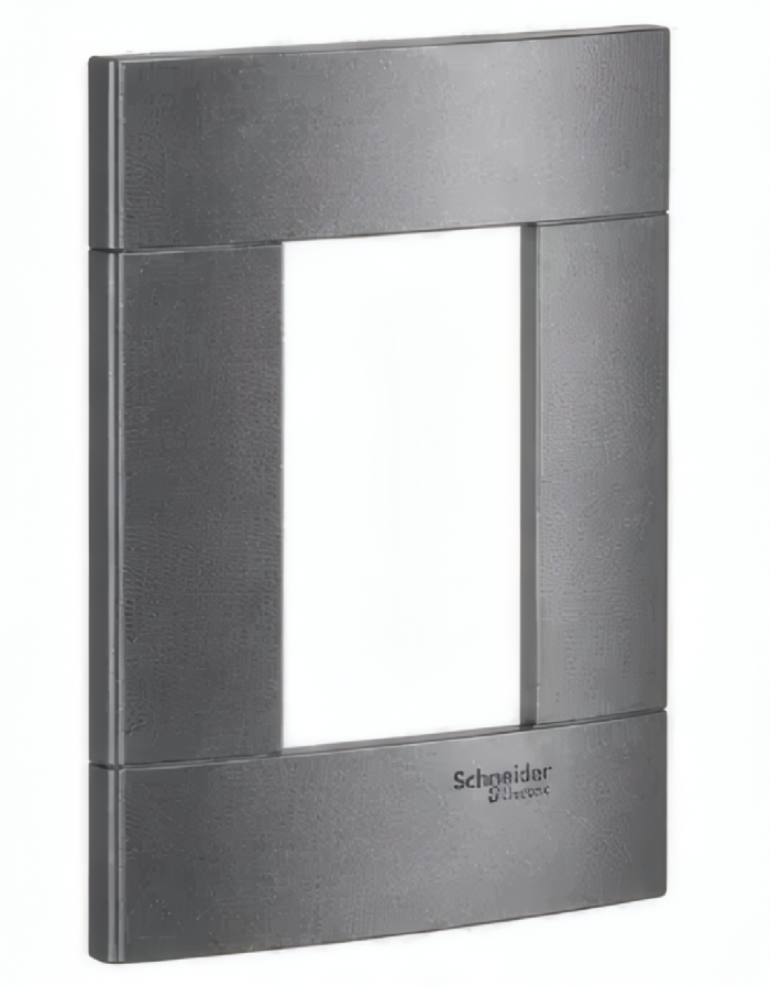 Placa 4x2 3 Postos Decor Prata Fume - PRM044235