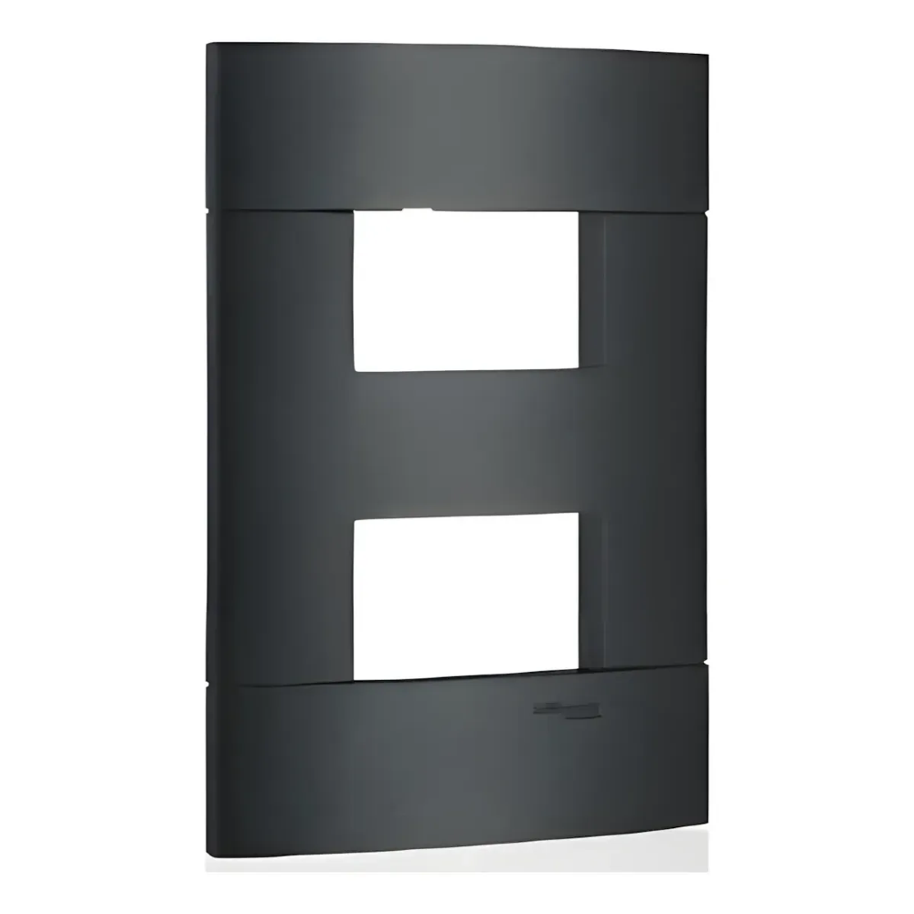 Placa 4x2 2 Postos Separados Decor Onix - PRM044228
