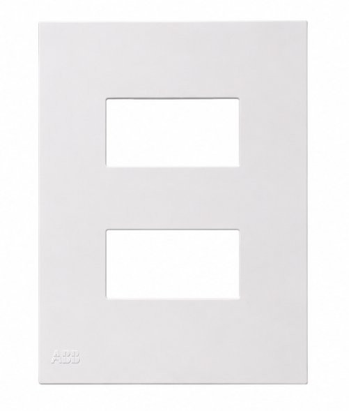 Placa 4x2 2 Posto Separados Zenit Branco - N2372.2