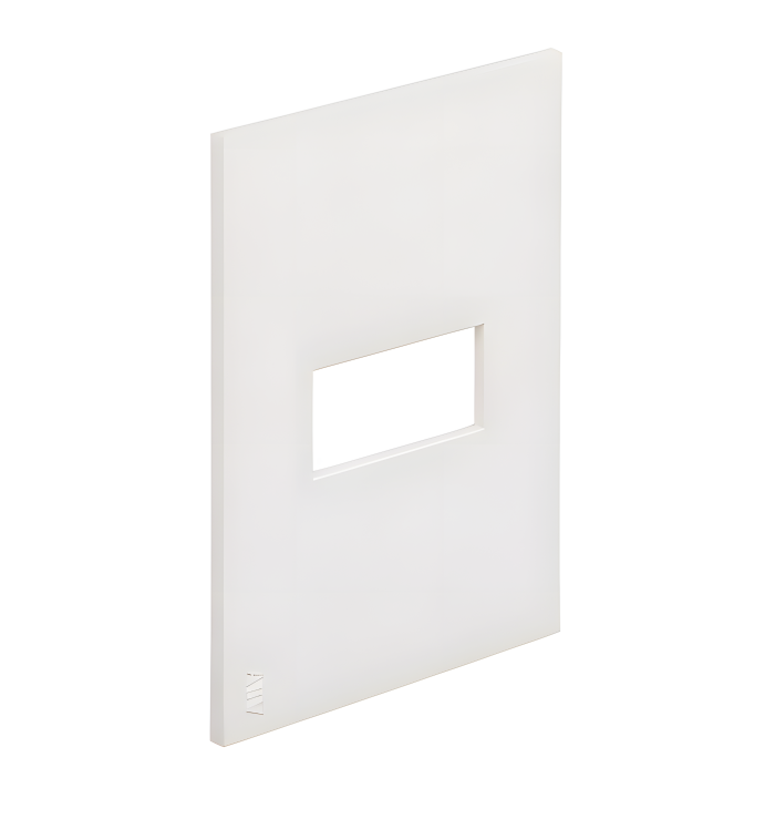 Placa 4x2 1 Posto Zenit Branco - N2371.1
