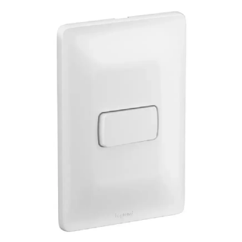 Conjunto 1 Interruptor Simples 4x2 Zeffia Branco