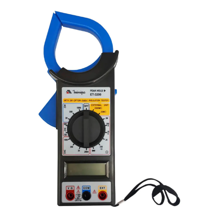 Alicate Minipa Amperimetro Digital Blister - ET3200
