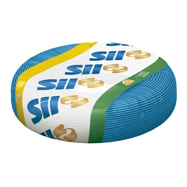 Cabo flexível Sil 2,5mm com 25m Azul-2525AZ