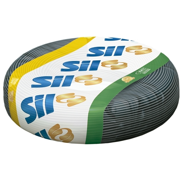 Cabo flexível Sil 2,5mm com 25m Preto-2525PT