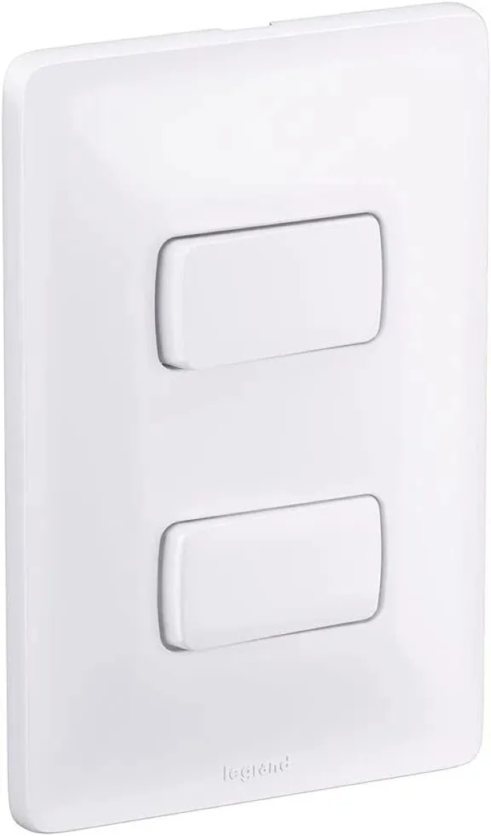 Conjunto 4x2 2 Interruptor Paralelo Zeffia Branca - 680106