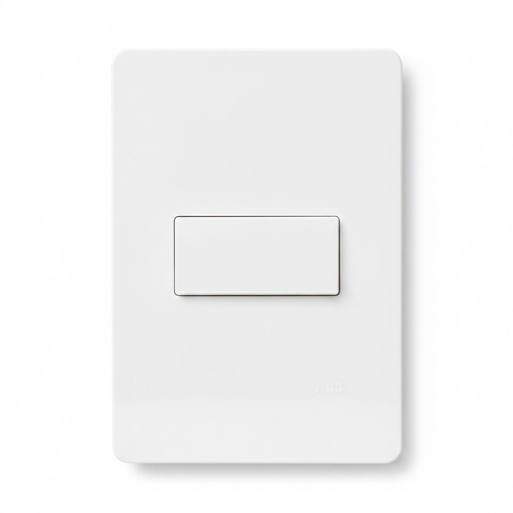 Conjunto 4x2 C/ 1 Interruptor Simples BR UNNO-N1501BL
