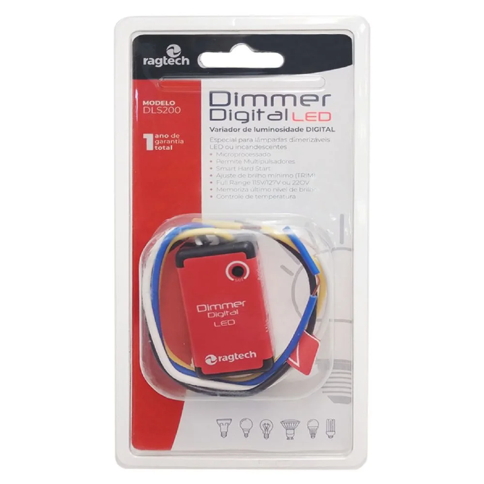 Dimmer digital Led Ragtech 200/300W 127/220V - DLS200