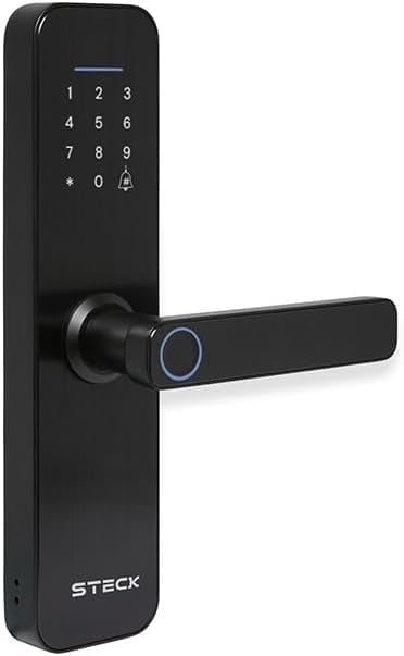 Fechadura Digital Steck SLOCK3PS1 com Biometria e Wi-Fi - Inova