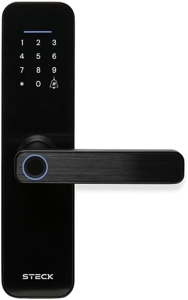 Fechadura Digital Inteligente Steck com Biometria/Wi-fi -SLOCK3PS1