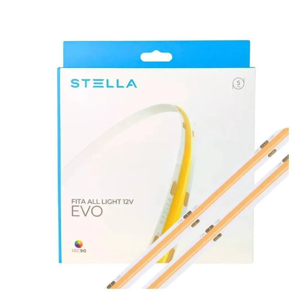 Fita Full Led Pro Stella 5 metros 12V 10W IP65 2700K - STL24815/27