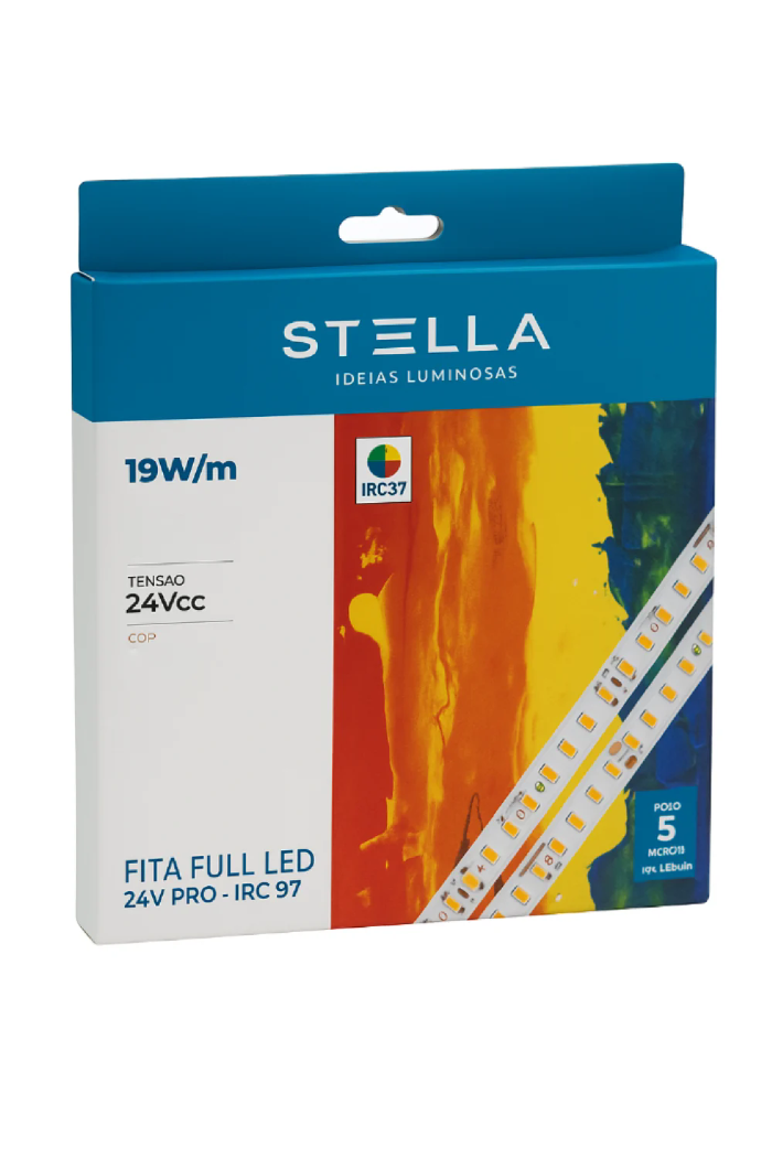 Fita Full Led PRO Stella 5 metros 24V 19W IP20 2700K - STL21836/27