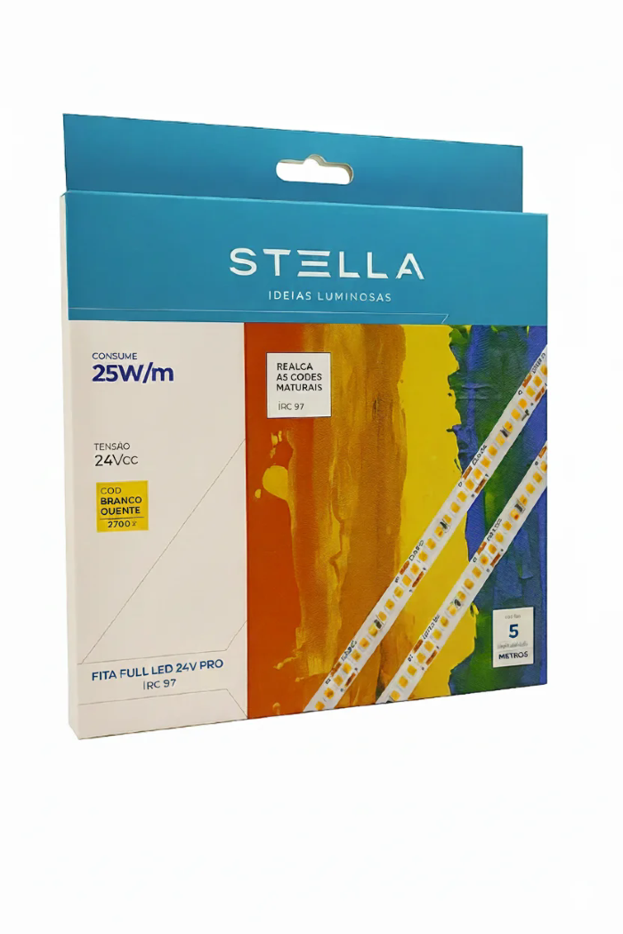 Fita Full Led PRO Stella 5 metros 24V 25W IP20 2700K - STL21837/27