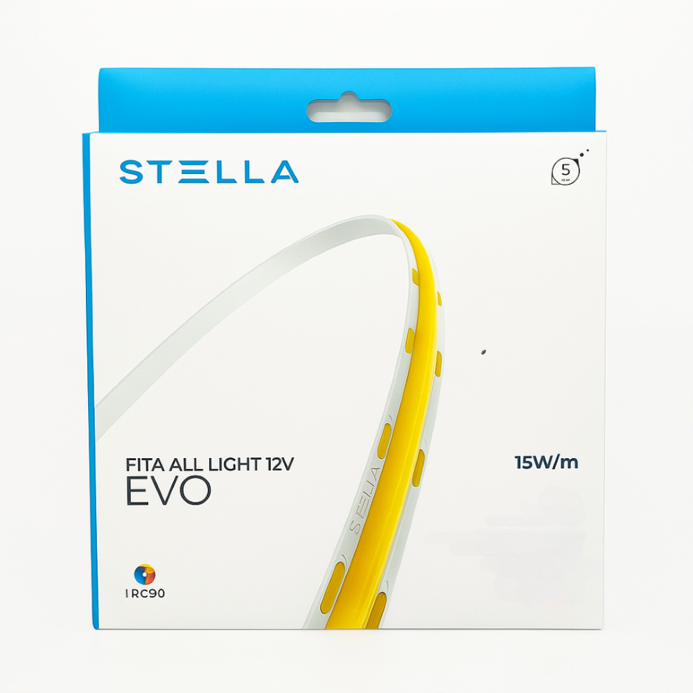 Fita Led Stella All Light EVO 5 metros 12V 15W IP20 2700K - STL24824/27