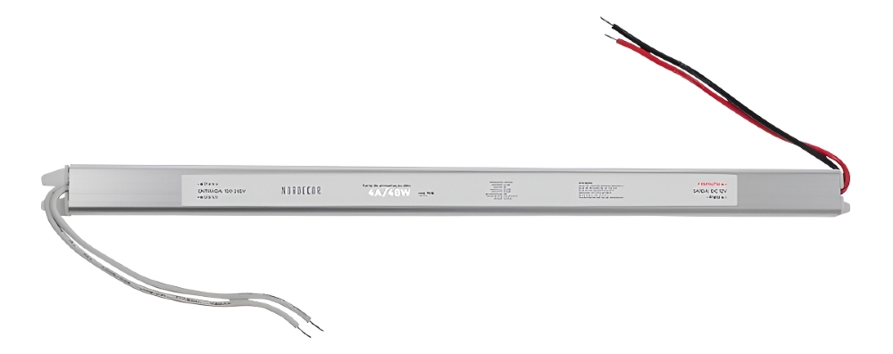 Fonte Nordecor Slim P/ Fita Led 48W 2A 24V -NOR48W24V