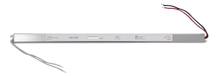 Fonte Nordecor Slim P/ Fita Led 72W 3A 24V -NOR72w24v