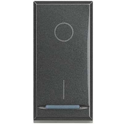 Interruptor Bipolar C/Led Antracite Axsolute -HS4002