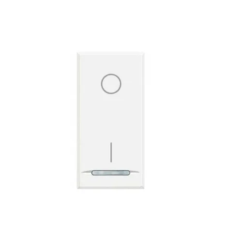 Interruptor Bipolar .C/Led. White Axolute -HD4002