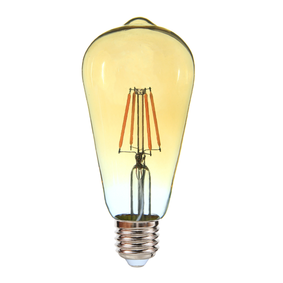 Lampada Beringela Filamento Led Ourolux ST64 4W 2400K Bivolt -05336