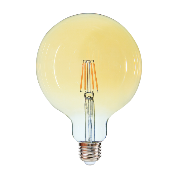 Lampada Globo Filamento Led Ourolux G125 4w 2400K -05355