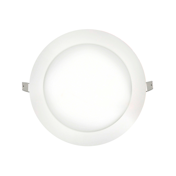 Luminaria Led Ourolux Embutir 24W Bivolt 2700K Branco Quente Redondo 29,5cm -3204A